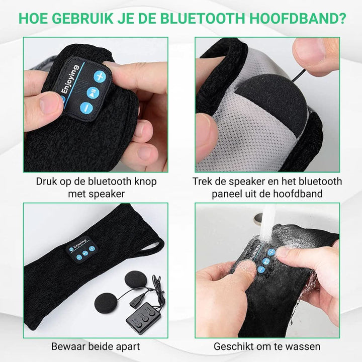 Skanto | Smart Bluetooth Søvnband for Dyp Søvn & Avslapning