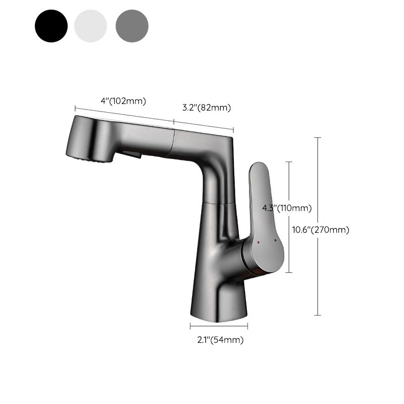 Skanto | Utvidbar Kran for Vann Moderne Vaskefaucet med et Håndtak