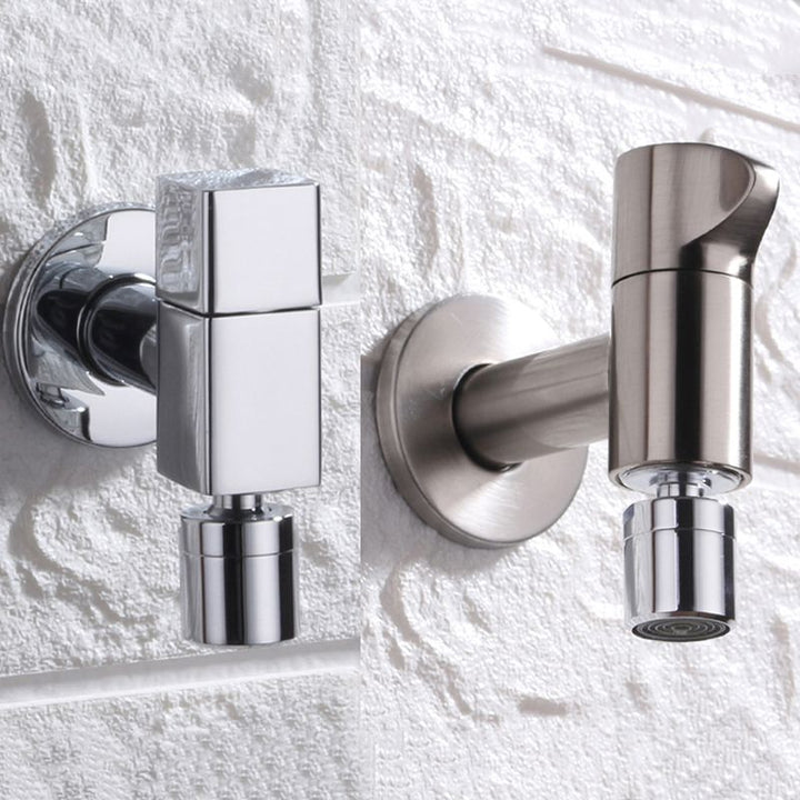 Skanto | Moderne Vegghengt Baderomsbatteri Knott Håndtak Solid Messing Rundt Batteri