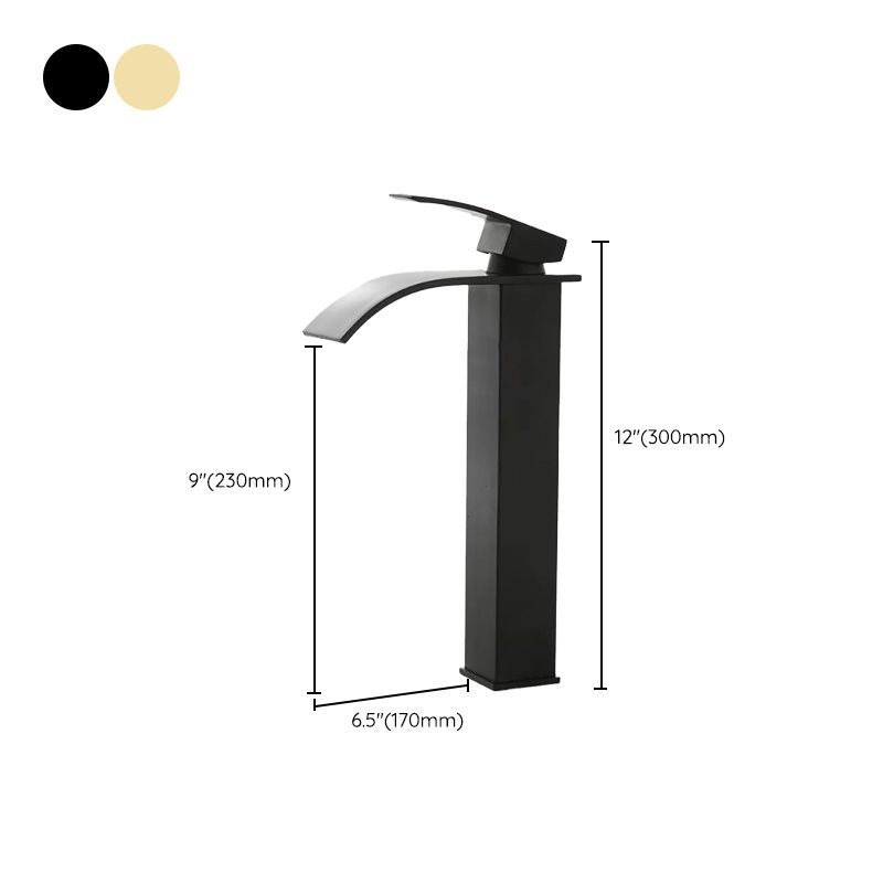 Skanto | Moderne vannfall tut baderom vask med LED messing baderom vask