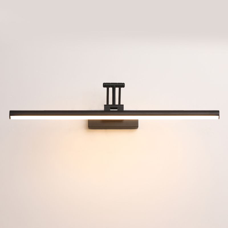 Edge Minimalistisk LED Vegglampe Svart/Hvit | Moderne Design for Bad & Innendørs Rom | Metall & Akryl | Skanto