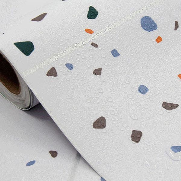 Skanto | Moderne Vinylgulv Geometrisk Mønster Selvklebende PVC Gulv