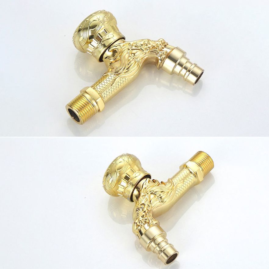 Skanto | Vintage Classic Faucet Water Lock Single Handle Dragon Engraving Wall Mounted Faucet