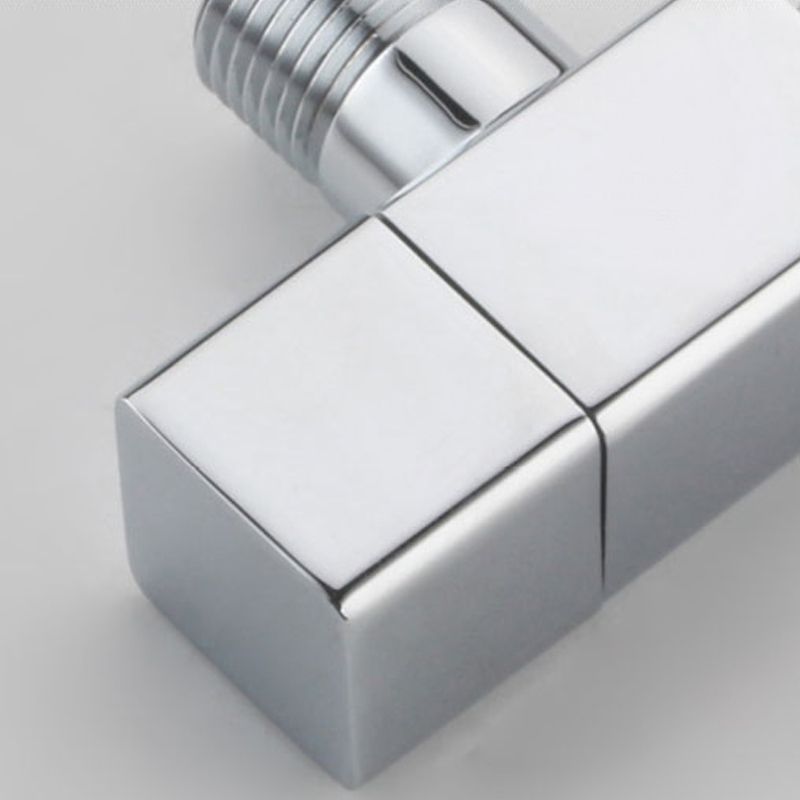 Industrie Veggmontert Baderomskran Håndtak Solid Messing Tilkobling