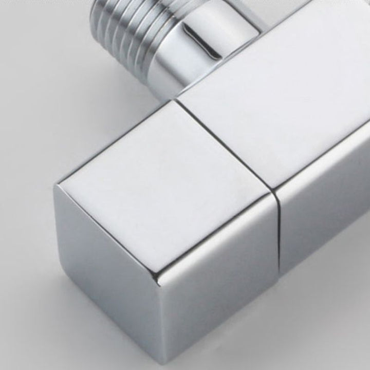 Industrie Veggmontert Baderomskran Håndtak Solid Messing Tilkobling