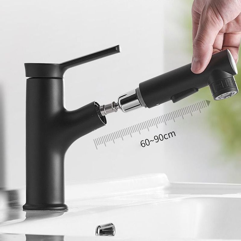 Skanto | Moderne Design Badkran Enkelt Håndtak Blandebatteri med Vannslange