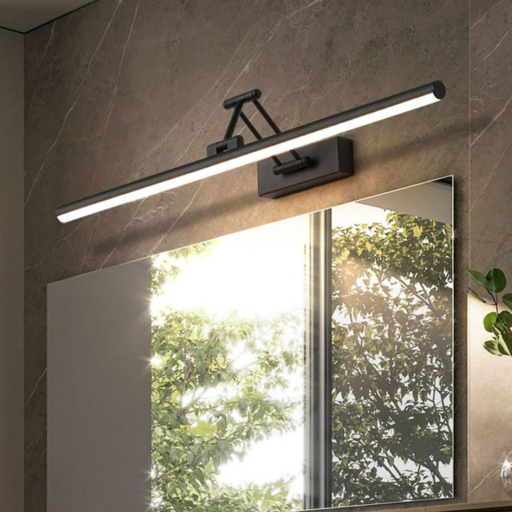 Minimalistisk LED Vegglampe Svart/Hvit – Modern Metallampe for Bad og Innendørs Bruk | Skanto