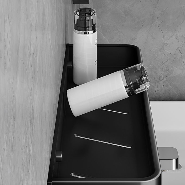 Moderne baderomstilbehørsett med beslag i aluminium baderomshylle