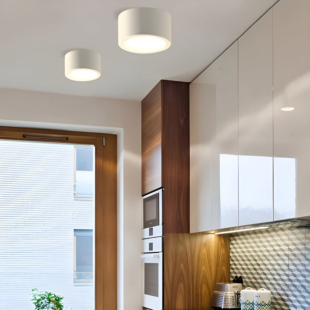 Moderne LED taklampe – Rund form & varmt LED lys | Koselig belysning for ethvert rom | Skanto