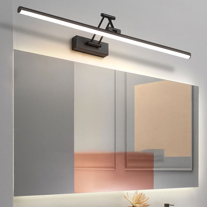 Minimalistisk LED Vegglampe Svart/Hvit – Modern Metallampe for Bad og Innendørs Bruk | Skanto