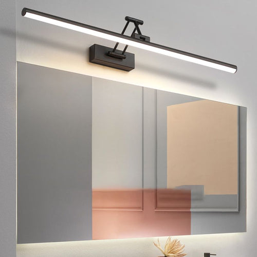 Minimalistisk LED Vegglampe Svart/Hvit – Modern Metallampe for Bad og Innendørs Bruk | Skanto