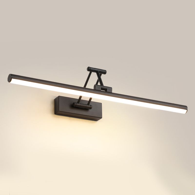 Edge Minimalistisk LED Vegglampe Svart/Hvit | Moderne Design for Bad & Innendørs Rom | Metall & Akryl | Skanto