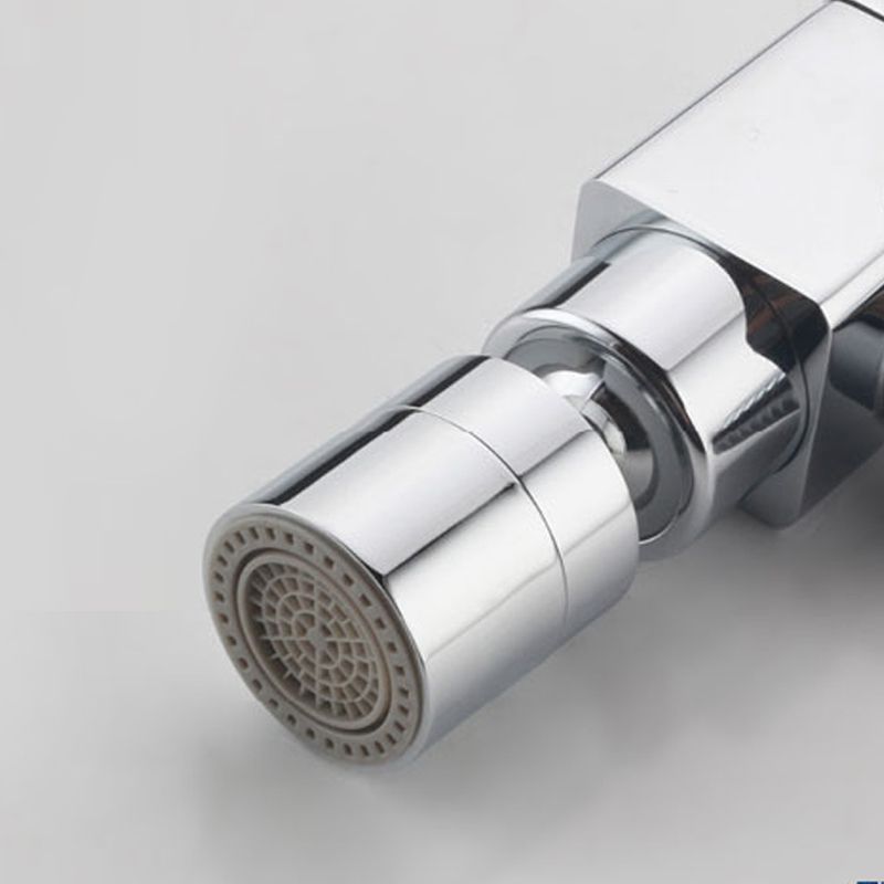 Industrie Veggmontert Baderomskran Håndtak Solid Messing Tilkobling
