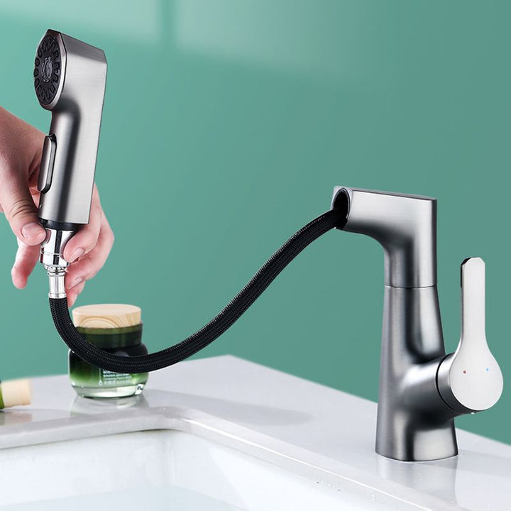 Skanto | Moderne Kran Solid Kobber Centerset Baderomskran