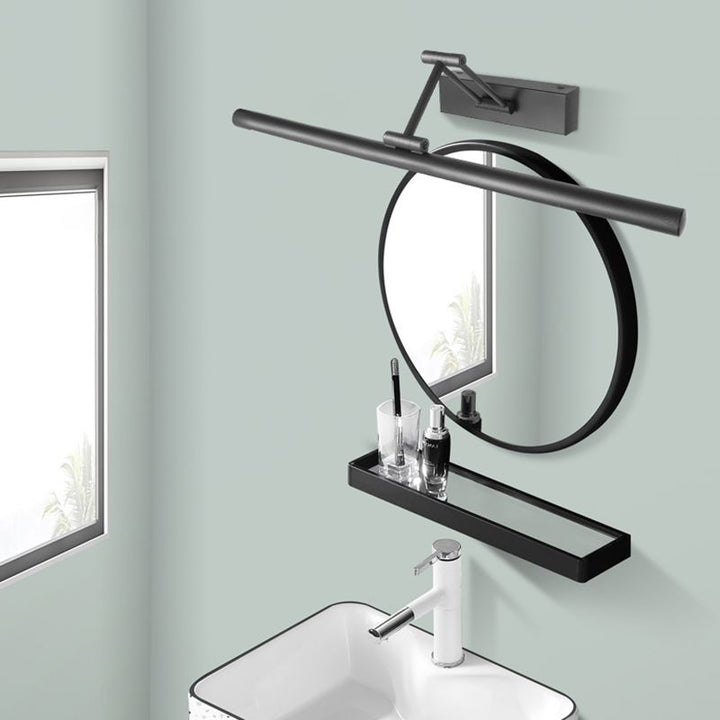 Minimalistisk LED Vegglampe Svart/Hvit – Modern Metallampe for Bad og Innendørs Bruk | Skanto