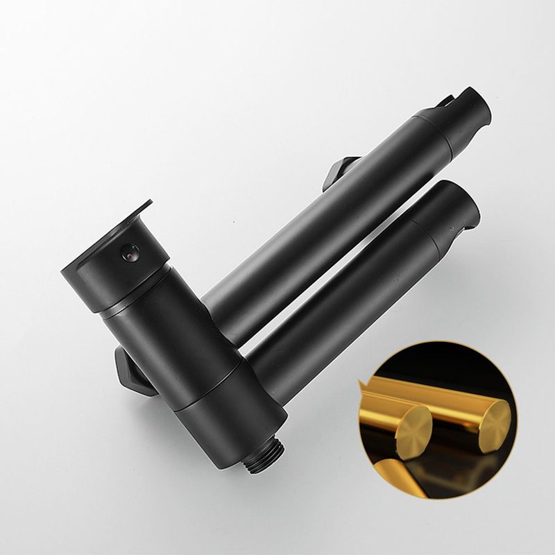 Norvo | Moderne Badekar Ram Del Enkelt Håndtak Veggmontert Badekararmatur med Hånddusj