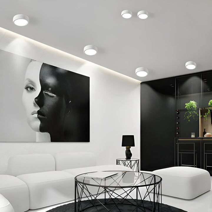 Moderne LED taklampe – Rund form & varmt LED lys | Koselig belysning for ethvert rom | Skanto