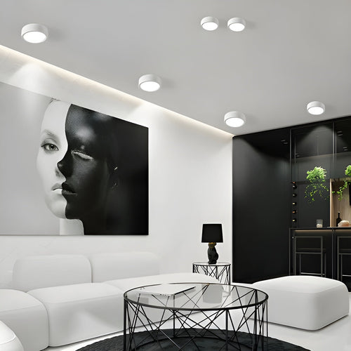Moderne LED taklampe – Rund form & varmt LED lys | Koselig belysning for ethvert rom | Skanto