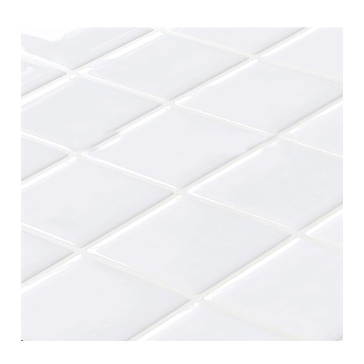 Skanto | Hvit Mosaic Peel & Stick Flis Vanntett Kjøkken Backsplash Tapet