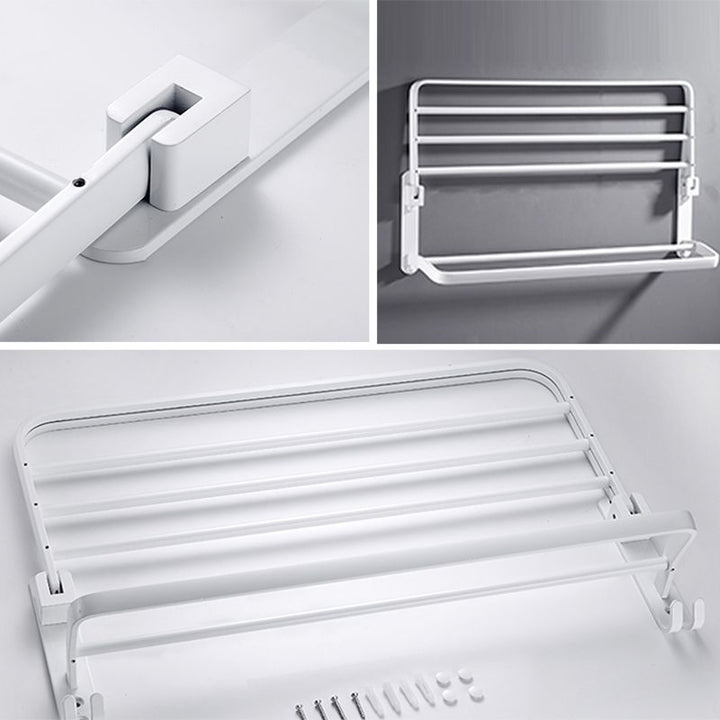Skanto | Hvite Baderoms Tilbehør Hardware Sett Moderne Baderoms Tilbehør Sett, Håndklehenger