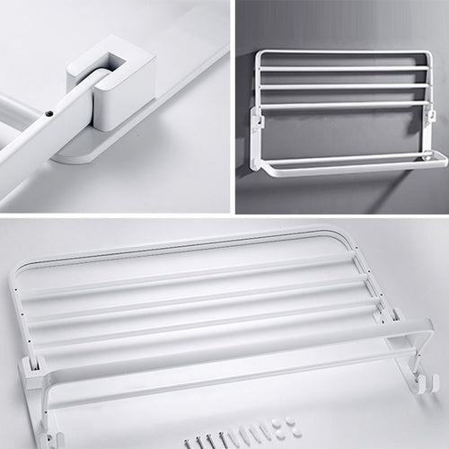 Skanto | Hvite Baderoms Tilbehør Hardware Sett Moderne Baderoms Tilbehør Sett, Håndklehenger