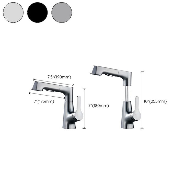 Skanto | Moderne Kran Solid Kobber Centerset Baderomskran