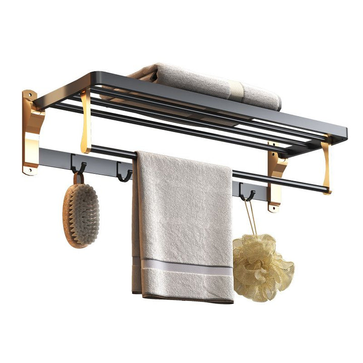 Skanto | Svart & Messing Badesett Moderne Stil Badeaccessoirer Som Individuelt Stykke Eller Som Sett
