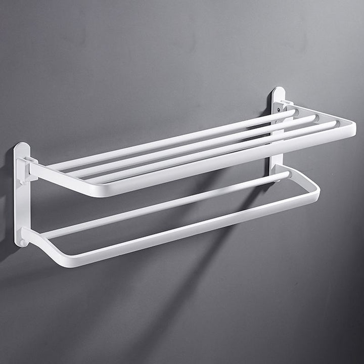 Skanto | Hvite Baderoms Tilbehør Hardware Sett Moderne Baderoms Tilbehør Sett, Håndklehenger