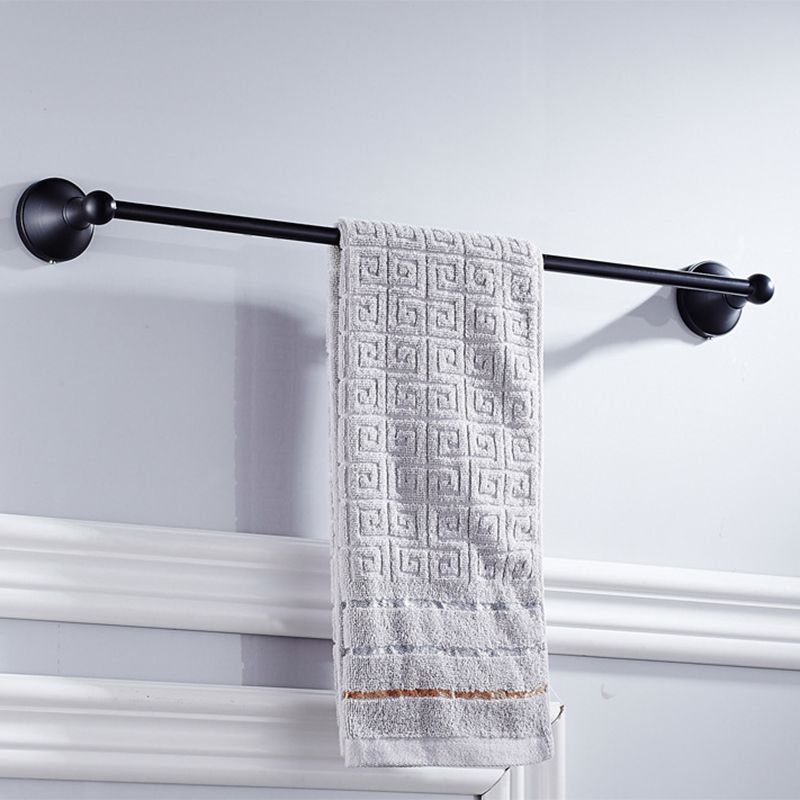 Skanto | Metallbaderom sett 4-delt Tradisjonell stil Svart badeaccessoriesett