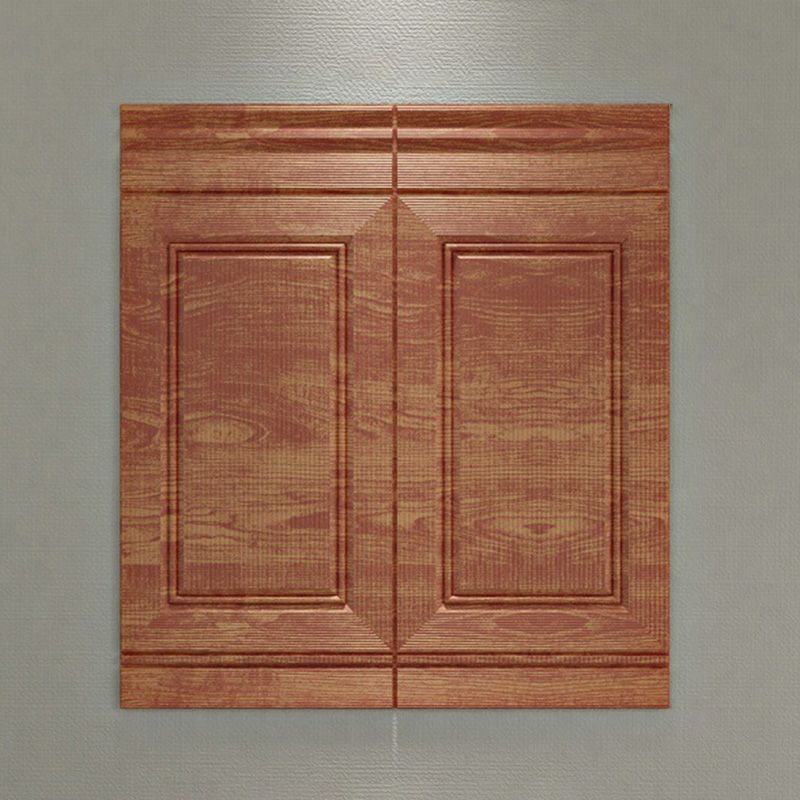 Moderne stil innvendig veggkledning, selvklebende, geometrisk teksturert veggbelegg