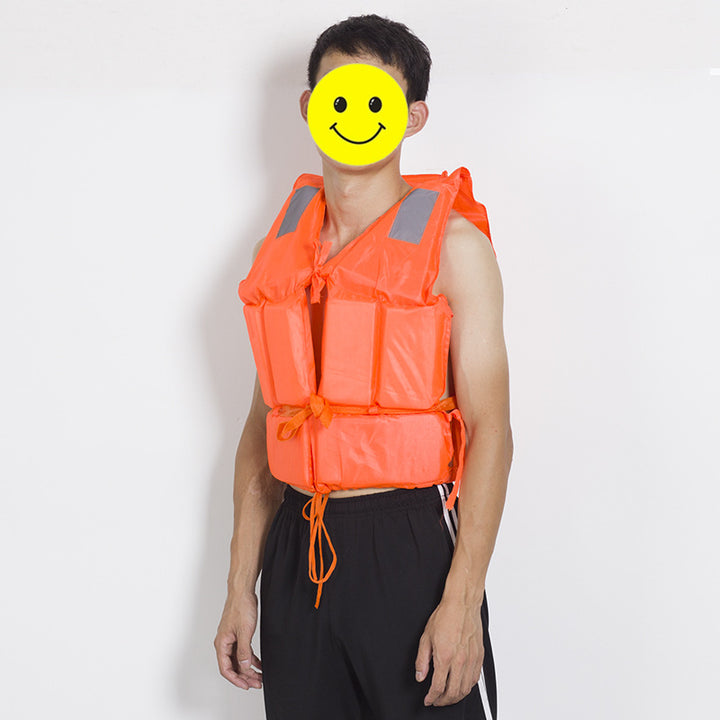 Herre sikkerhetsvest med refleksstriper Skanto