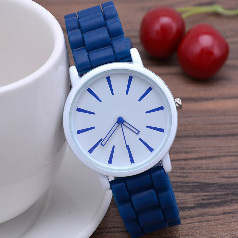 Skanto | Klassisk ultratynn silikone dame armbåndsur