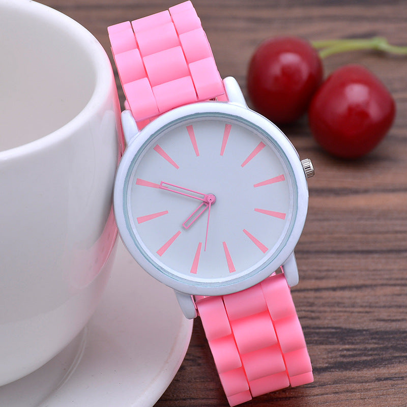 Skanto | Klassisk ultratynn silikone dame armbåndsur