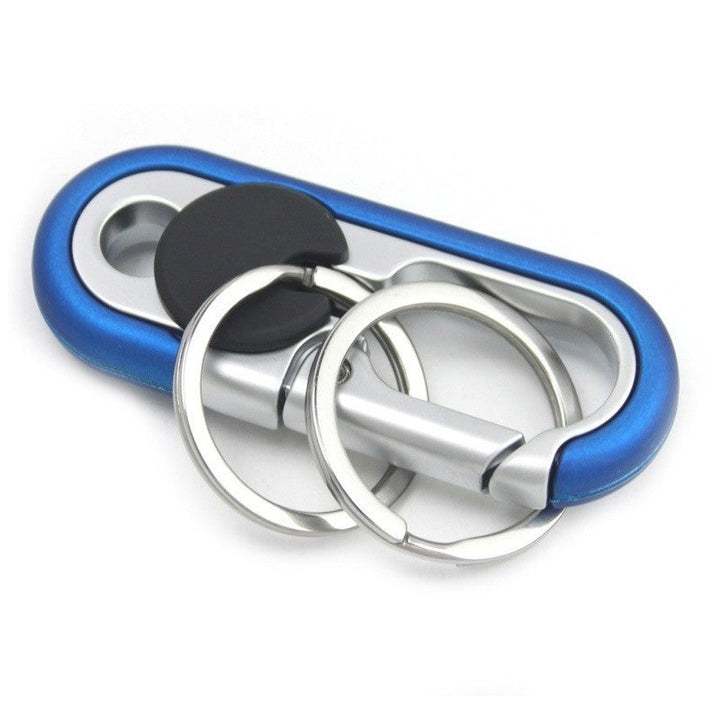 Mini Organizer i Rustfritt Stål Nøkkelring | Skanto
