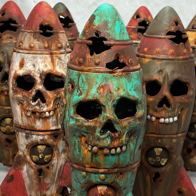 Skanto | The Skull Bomb - Lite Kjernekraft Hodeplagg Dekor