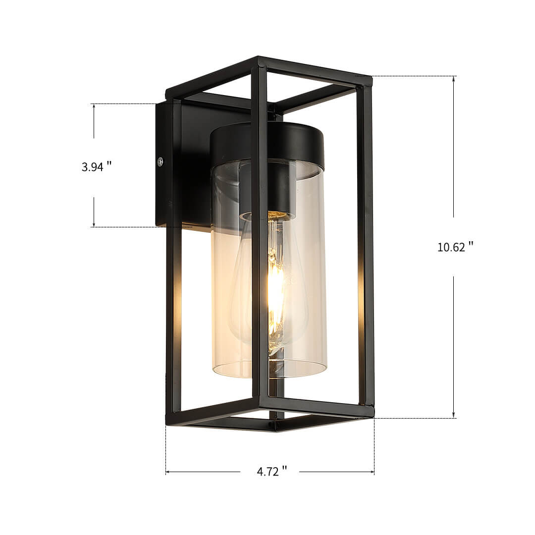 LumiGlass - Elegant Glass Vegglampe for Atmosfærisk Belysning Skanto