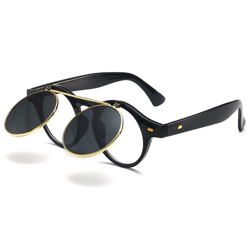 Dame elegant solbrille med dobbelt ramme Skanto