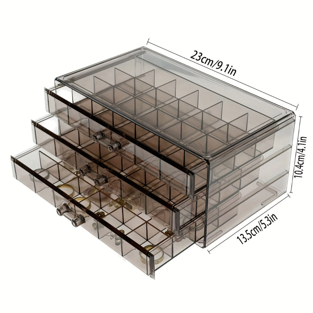 EleganceBox - Luksus Smykke Organizer med 72 Rom Skanto