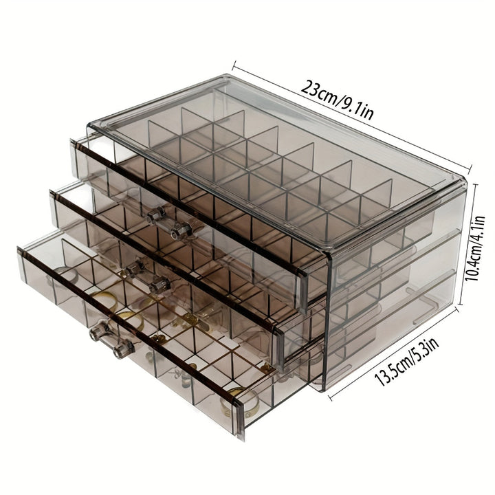 EleganceBox - Luksus Smykke Organizer med 72 Rom Skanto