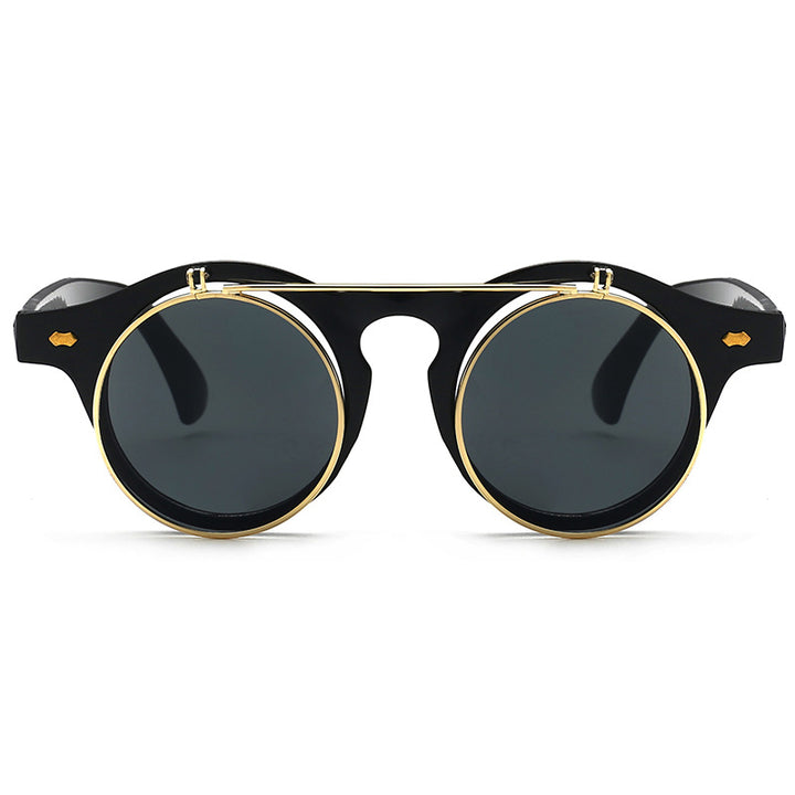 Dame elegant solbrille med dobbelt ramme Skanto