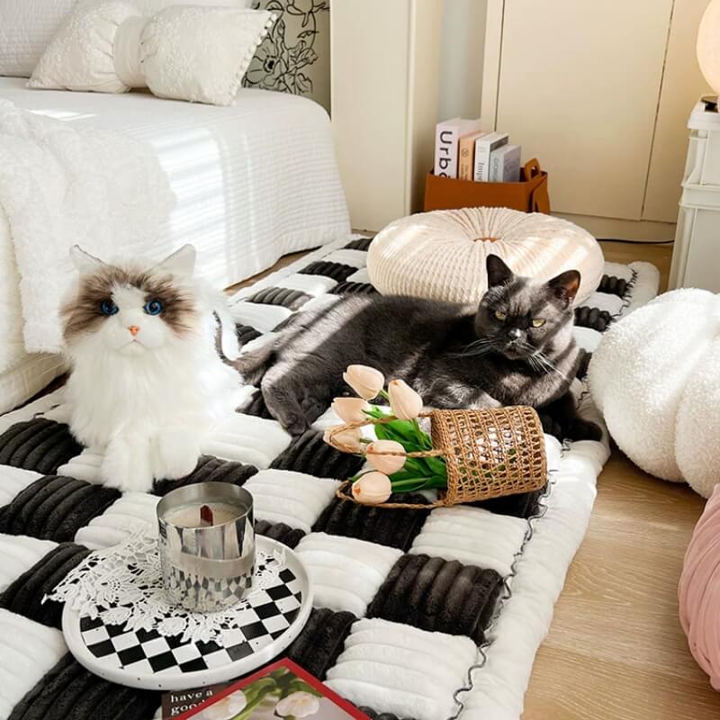 CozyCover – Elegant Teppe for Katt og Menneske Skanto