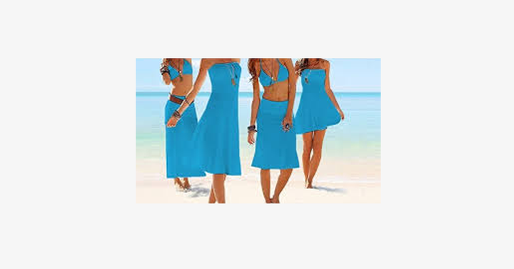 Skanto | 4-in-1 Strapless Beach Dress - Various Colors