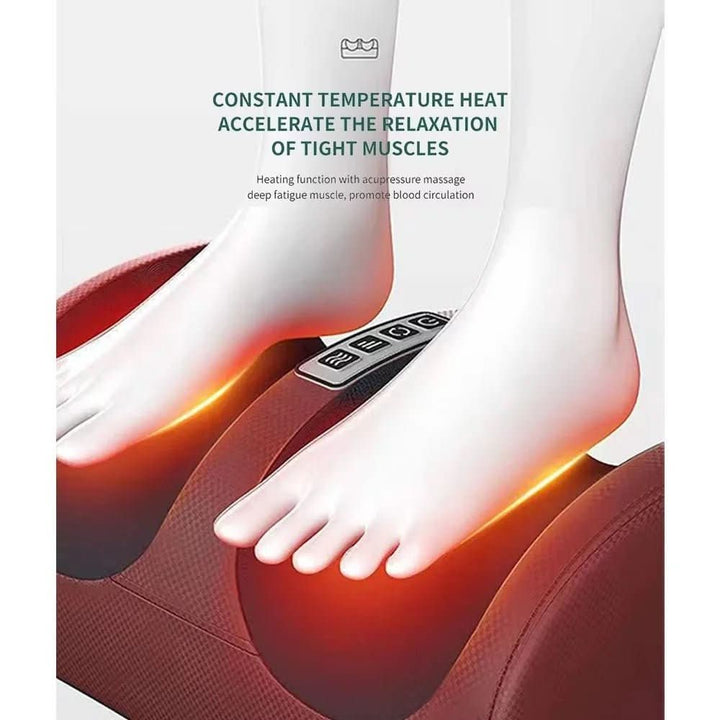 Skanto | Luksus Shiatsu fotmassager med varmefunksjon | 12 3D massasje baller & timer