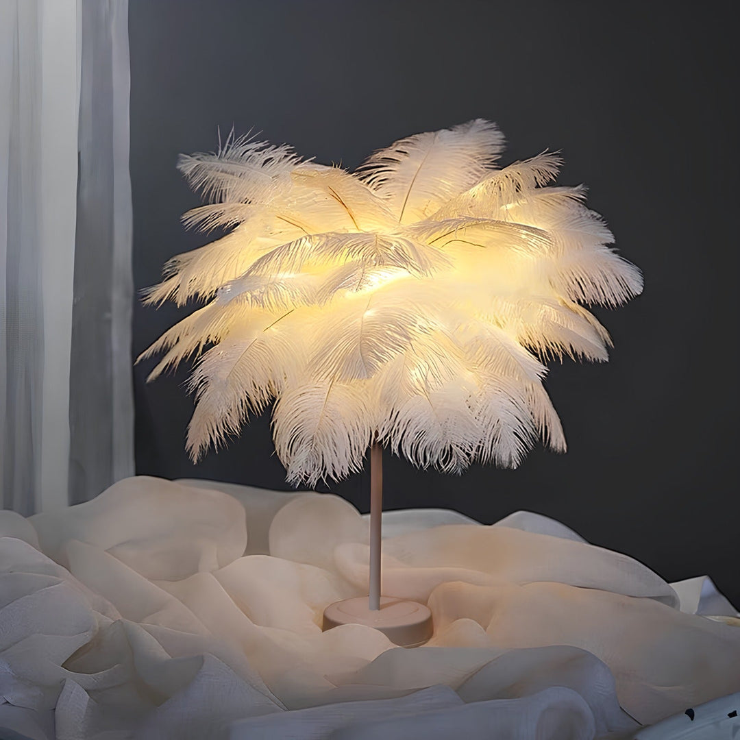 Atmosfærisk Fjær Palm Tre Lamp - LumaPalm | Skanto