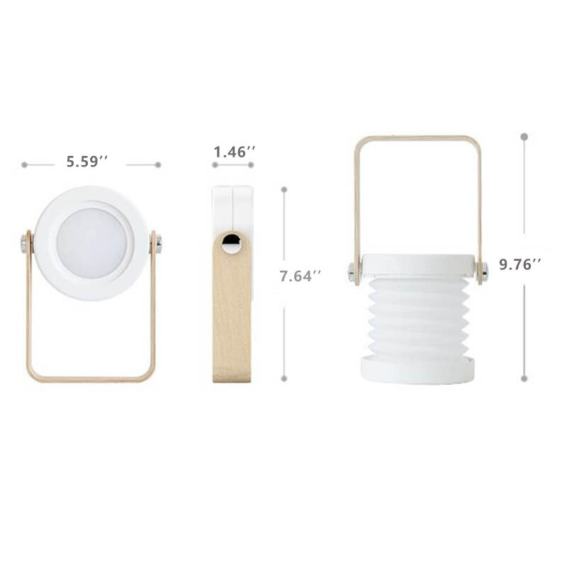 Skanto | Lantern lampe nattlys kreativ sammenleggbar bærbar LED bordlampe