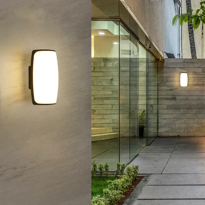 Skanto | Utendørs Vegglampe LED Vanntett IP65 Svart Moderne