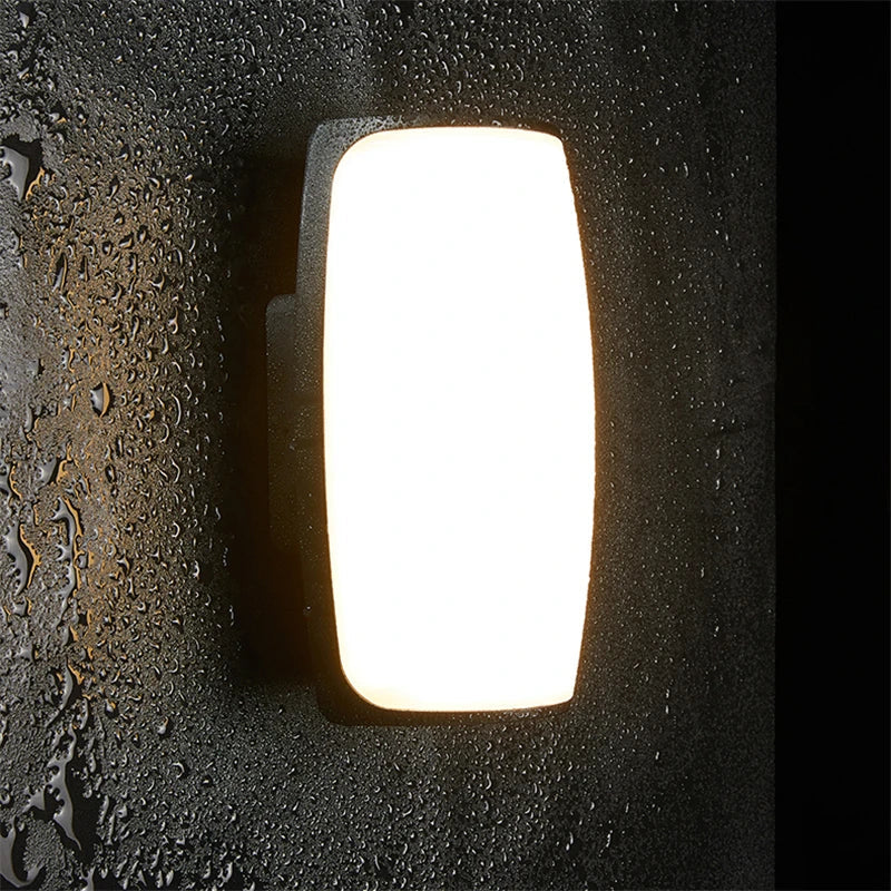 Skanto | Utendørs Vegglampe LED Vanntett IP65 Svart Moderne