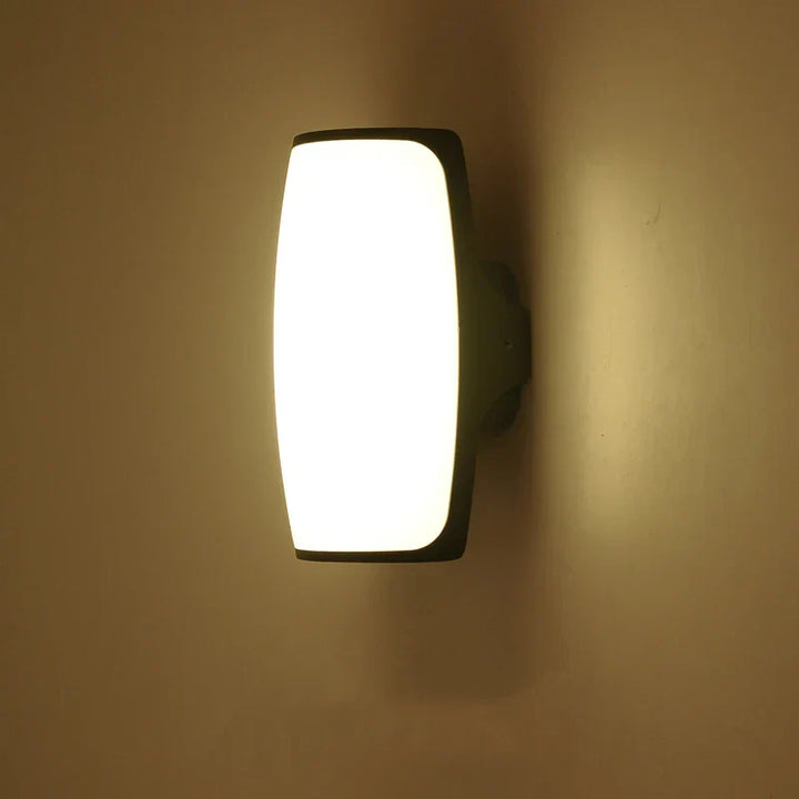 Skanto | Utendørs Vegglampe LED Vanntett IP65 Svart Moderne