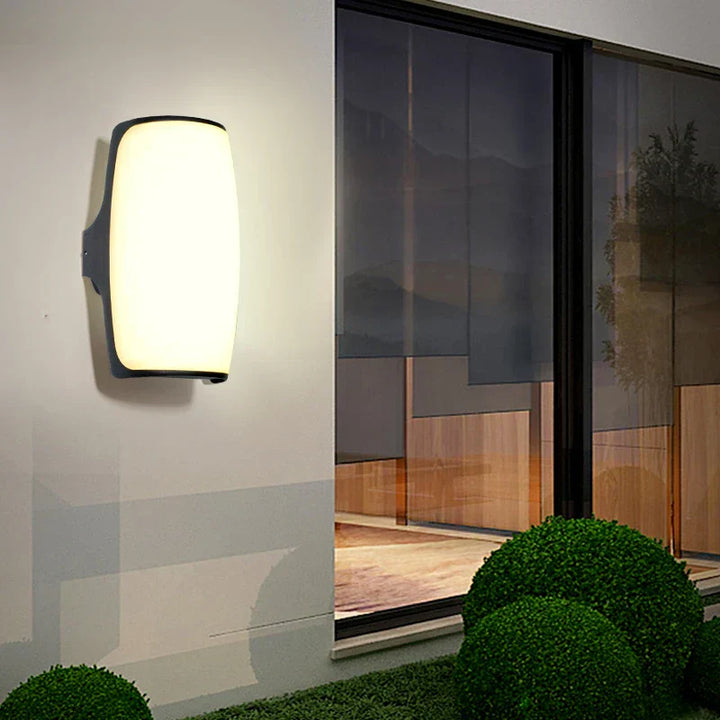 Skanto | Utendørs Vegglampe LED Vanntett IP65 Svart Moderne
