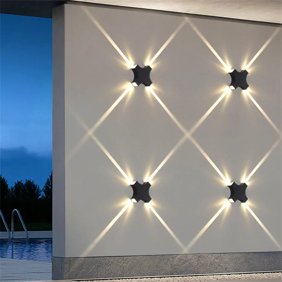 Moderne LED hagevegglampe for utendørs – Værbestandig, energisparende og dekorativ belysning | Skanto